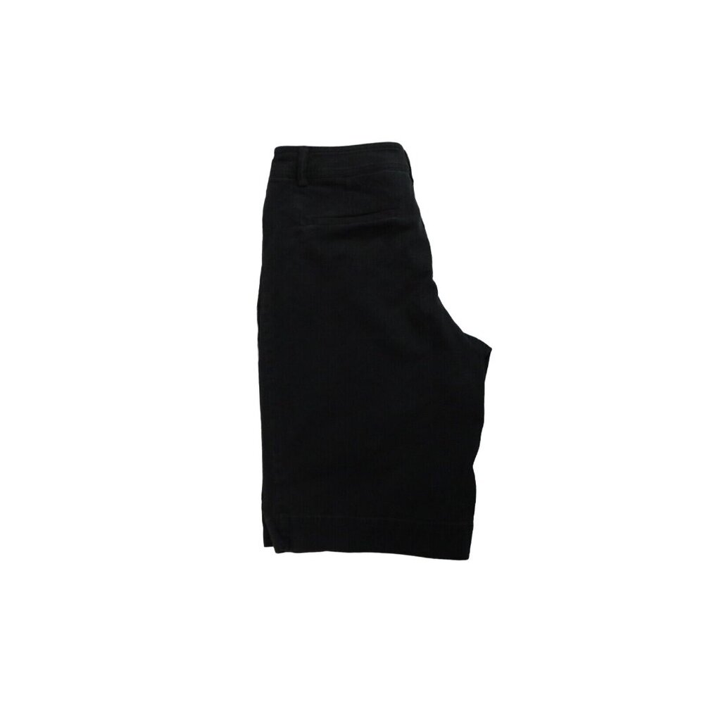 JONES NEW YORK SPORT Shorts Women's Slash Pocket Flat Front Bermudas Black 12 - Picture 9 of 11
